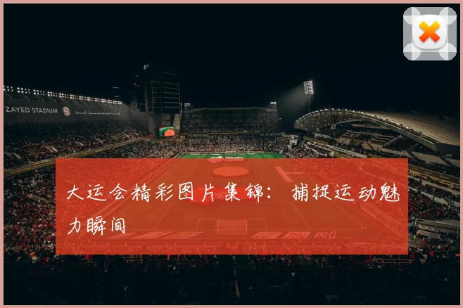 大运会精彩图片集锦:捕捉运动魅力瞬间